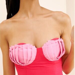 Pink Strapless Dress